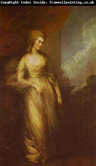 Thomas Gainsborough Portrait of Georgiana, Duchess of Devonshire