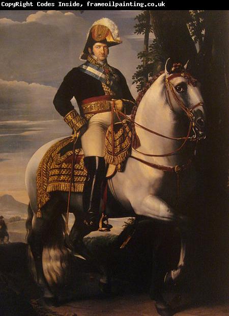 Vicente Lopez y Portana Equestrian portrait of Ferdinand VII of Spain