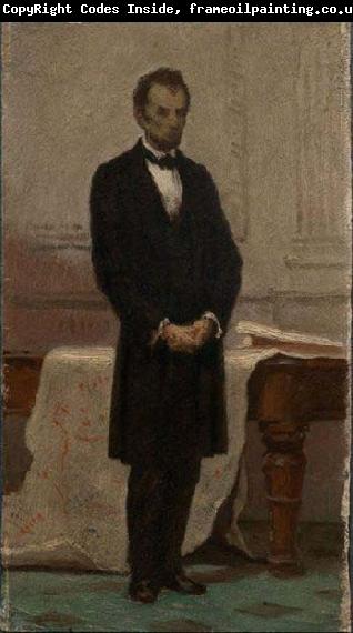 William Morris Hunt Portrait of Abraham Lincoln by the Boston artist William Morris Hunt,