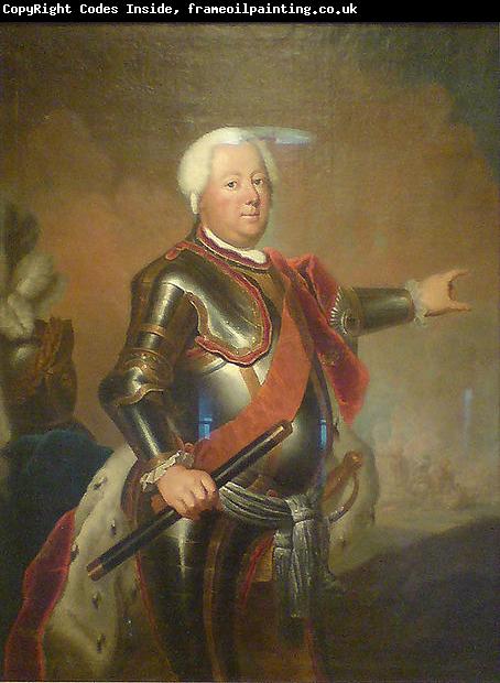 antoine pesne Portrait of Frederick William I of Prussia