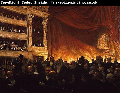 edouard Joseph Dantan Un Entracte a la Comedie-Francaise un soir de premiere, en 1885