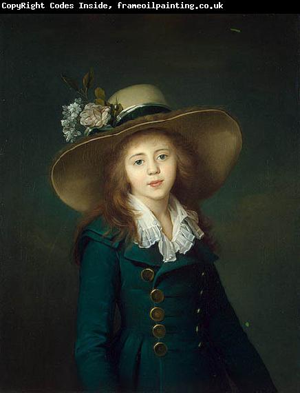 elisabeth vigee-lebrun Portrait of Elisaveta Alexandrovna Demidov nee Stroganov (1779-1818), here as Baronesse Stroganova