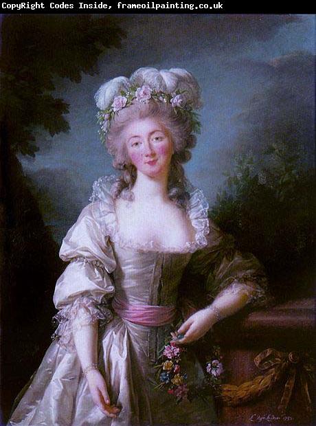 elisabeth vigee-lebrun Portrait of Madame du Barry