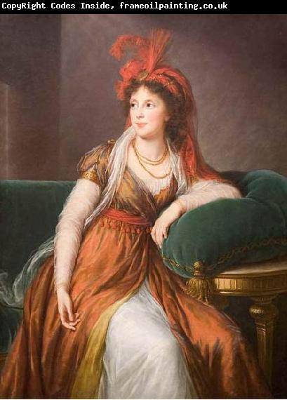 elisabeth vigee-lebrun Portrait of Princess Galitzin
