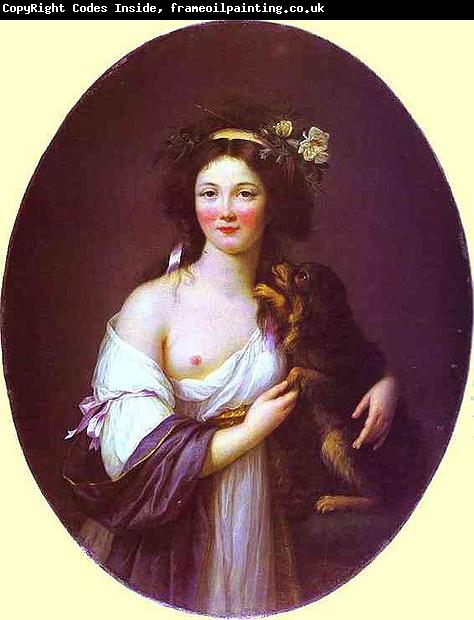 elisabeth vigee-lebrun Portrait of Mme D'Aguesseau.