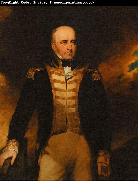 unknow artist Oil Painting portrait of Vice Admiral William Lukin (1768-1833) painted by George Clint