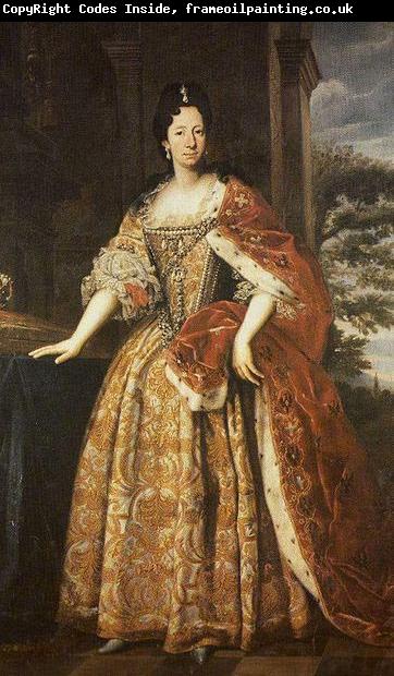 unknow artist Portrait of Anne Marie d'Orleans (1669-1728) while Duchess of Savoy wearing the robes of Savoy and the coronet