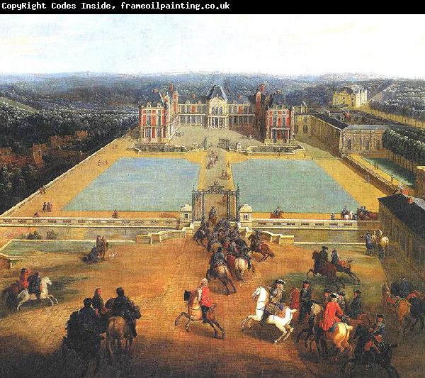 unknow artist Painting of the Chateau de Meudon,