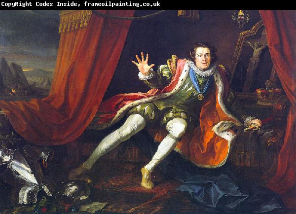 unknow artist David Garrick as Richard III in Colley Cibber's adaptation of the William Shakespeare play