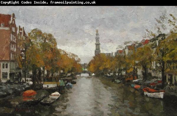 unknow artist Prinsengracht canal