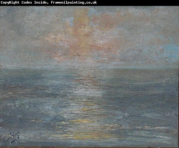 unknow artist Sunset at sea