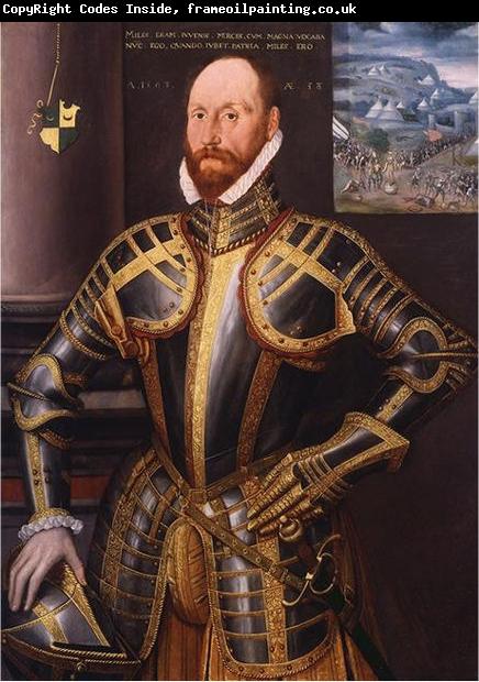 unknow artist Portrait of John Farnham, Gentleman-Pensioner to Elizabeth I of England
