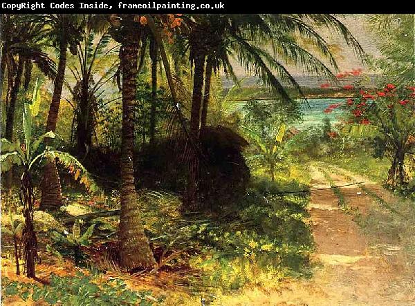 Albert Bierstadt Tropical Landscape