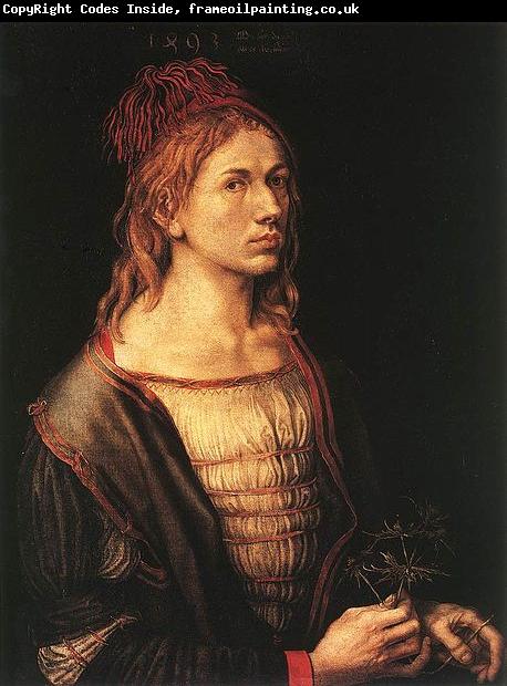 Albrecht Durer self-portrait at 22