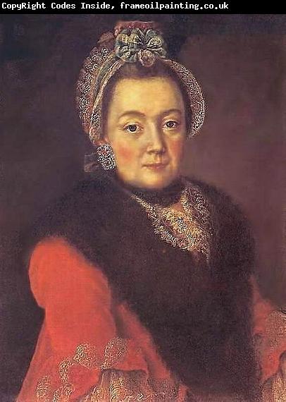 Aleksey Antropov Portrait of Anna Ivanovna Kolychev