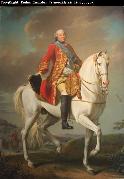 Alexandre Roslin Louis-Philippe, Duc D'Orleans, Saluting His Army on the Battlefield