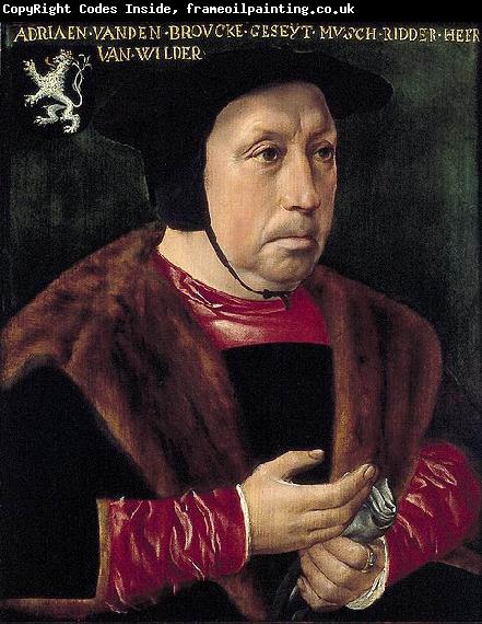 Anonymous Portret van Adriaen van den Broucke, genaamd Musch, Heer van Wildert