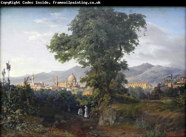 August Ahlborn View of Florenz