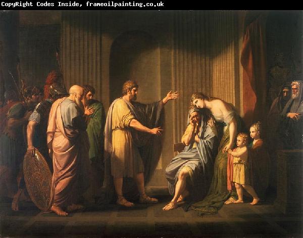 Benjamin West Cleombrotus Ordered into Banishment by Leonidas II, King of Sparta