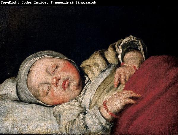 Bernardo Strozzi Schlafendes Kind