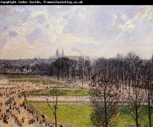 Camille Pissarro Tuileries Gardens Winter Afternoon