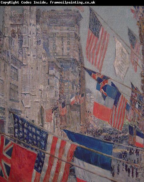 Childe Hassam Allies Day, May 1917