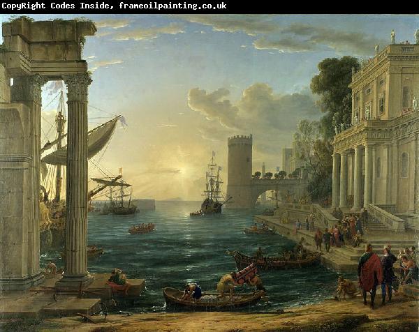 Claude Lorrain The Embarkation of the Queen of Sheba