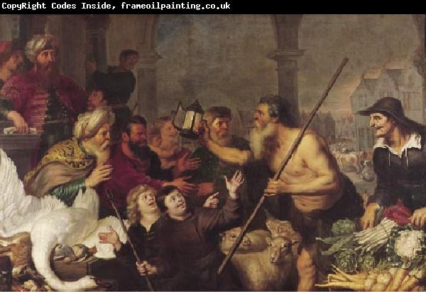 Cornelis de Vos Diogenes searches for a man