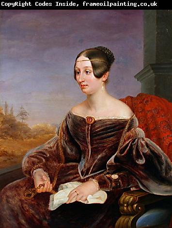 Eduard Magnus Portrait der Mathilde Grafin zu Lynar, geb. Grafin von Voss-Giewitz