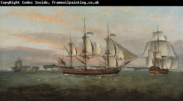 Francis Holman The three-masted merchantman