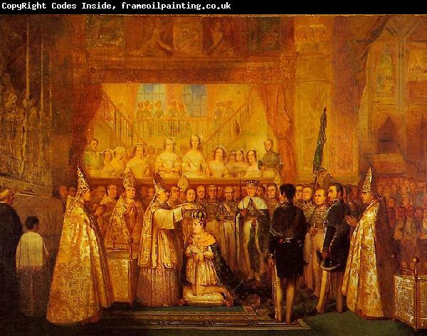 Francois-Rene Moreaux Coronation of Pedro II of Brazil