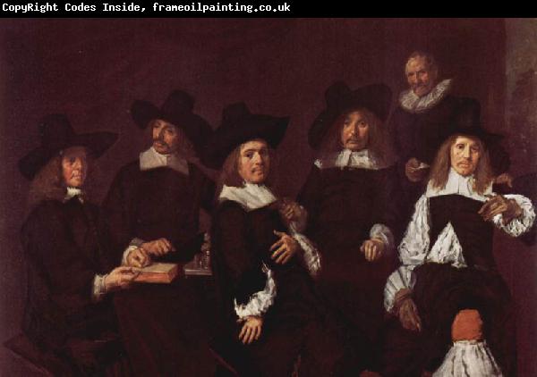 Frans Hals Gruppenportrat der Regenten des Altmannerhospitzes in Haarlem