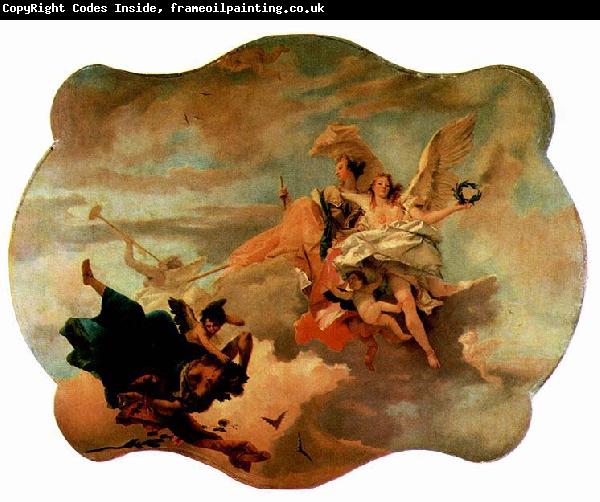 Giovanni Battista Tiepolo Triumphzug der Fortitudo und der Sapienzia