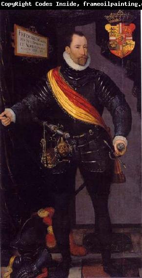 Hans Knieper Portrait of Frederick II of Denmark and Norway