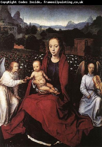 Hans Memling Virgin and Child in a Rose