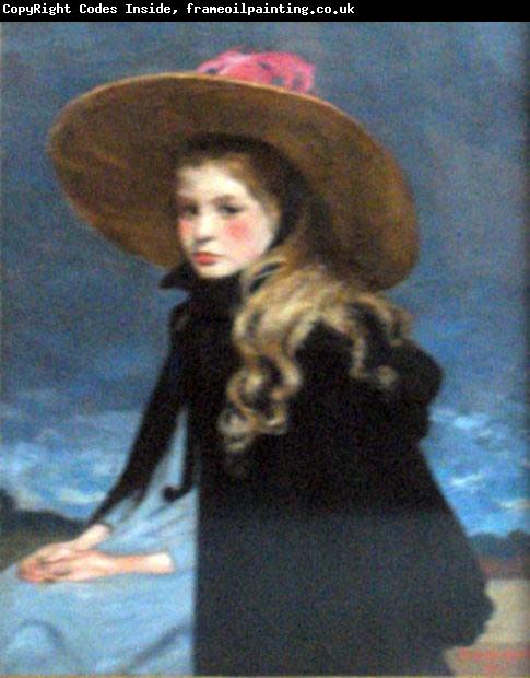 Henri Evenepoel Henriette with the large hat