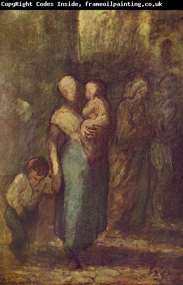 Honore Daumier In der Strabe