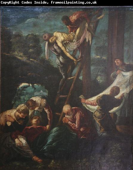 Jacopo Tintoretto The descent from the Cross
