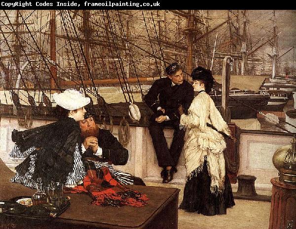 James Jacques Joseph Tissot The Captain and the Mate