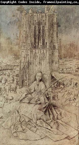Jan Van Eyck Die Hl. Barbara