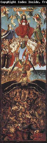 Jan Van Eyck Crucifixion y Juicio final