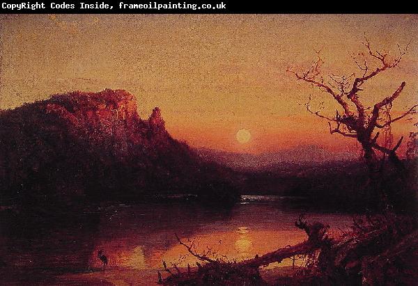 Jasper Francis Cropsey Sunset Eagle Cliff