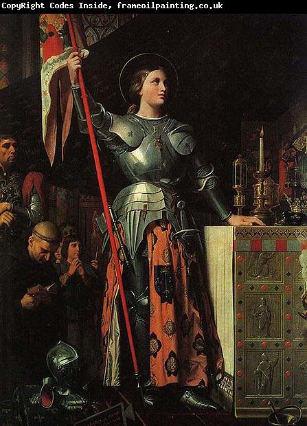 Jean Auguste Dominique Ingres Joan of Arc at the Coronation of Charles VII. Oil on canvas, painted in 1854