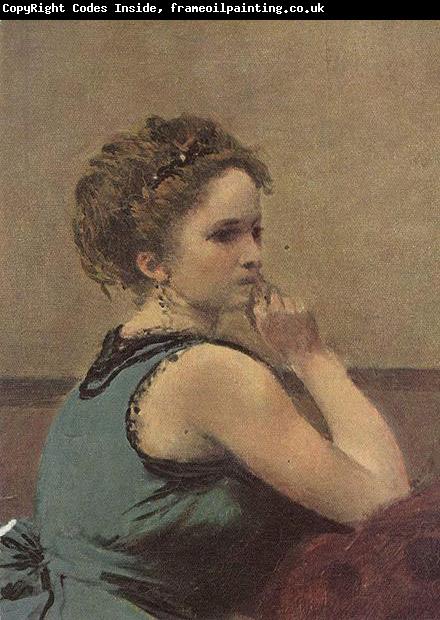 Jean-Baptiste Camille Corot Frau in Blau