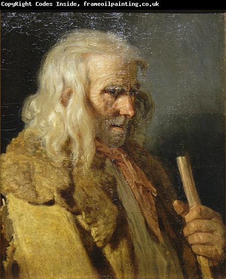 Jean-Jacques Monanteuil Portrait of a Breton Peasant