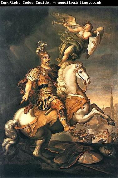 Jerzy Siemiginowski-Eleuter John III Sobieski at the Battle of Vienna