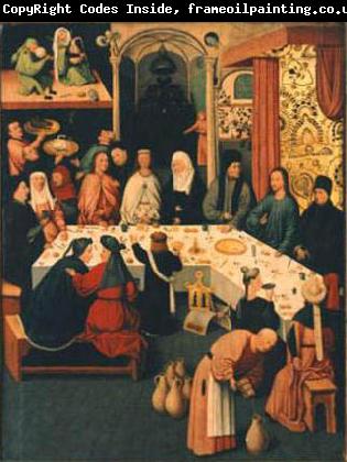 Jheronimus Bosch The Marriage Feast at Cana.