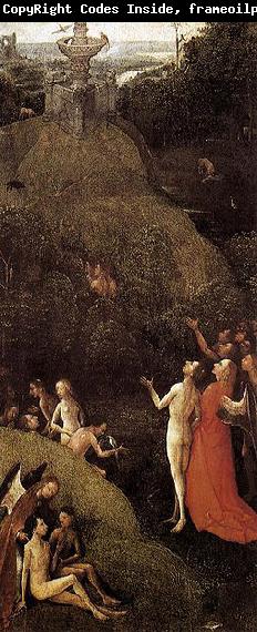 Jheronimus Bosch The blessed in the Terrestrial Paradise