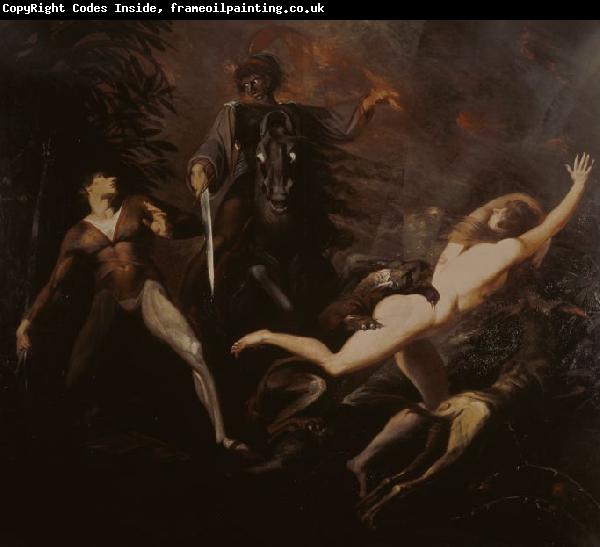 Johann Heinrich Fuseli Theodore Meets in the Wood the Spectre of His Ancestor Guido Cavalcanti