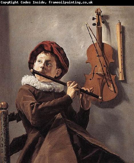 Judith leyster Young Flute Player